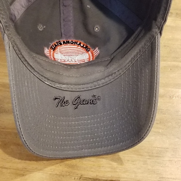 Oklahoma State Cowboys DAD Father OSU Hat Cap The Game Circle Logo Gray - Picture 7 of 11